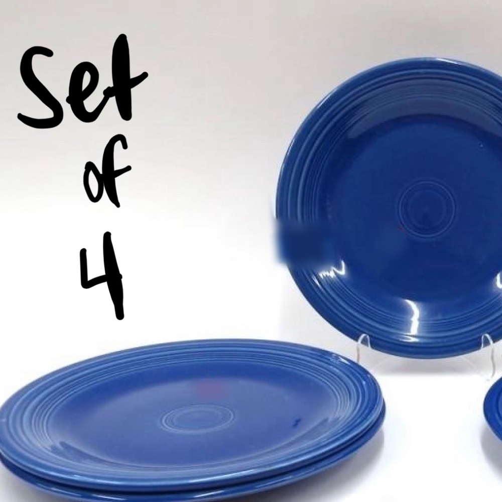 Fiesta SAPPHIRE Limited Exclusive Bloomingdales Dinner plates Fiestaware